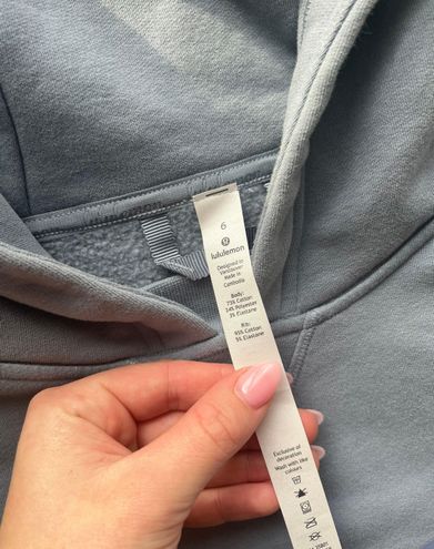 Lululemon All Yours Hoodie Blue Size 6 - $70 (40% Off Retail