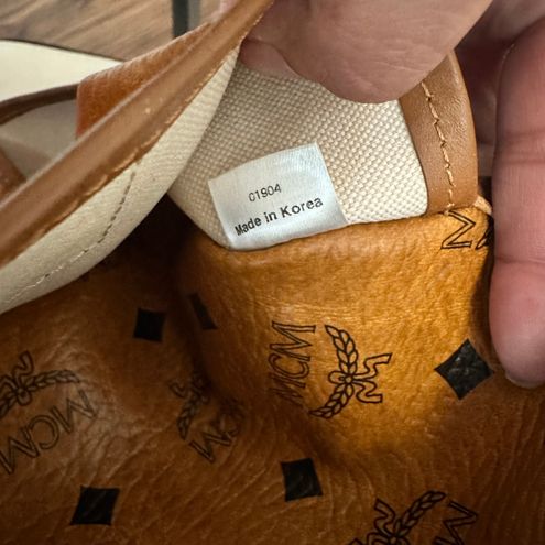 MCM Authentic cognac tote bag Tan - $295 (75% Off Retail) - From