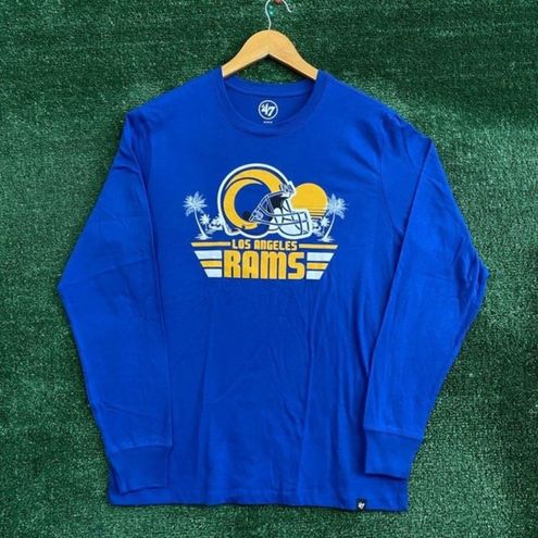 47 Brand Los Angeles Rams Blue Long-Sleeve T-Shirt