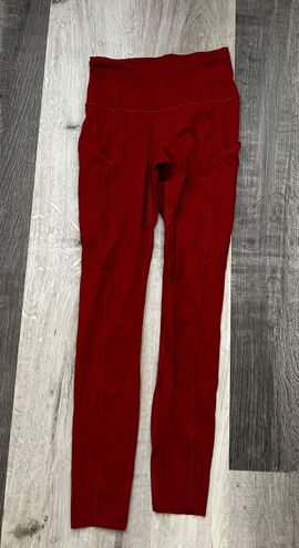 Lululemon Fast Free 25” Leggings Red Size 2 - $51 - From Gia