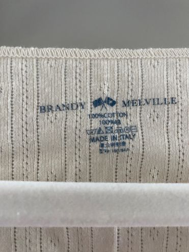 Brandy Melville Mckenna Eyelet crop top White - $15 (16% Off Retail) - From  Anna