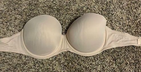 PINK - Victoria's Secret Vs strapless bra Tan Size 32 E / DD - $16