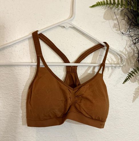 Patagonia Women's Medium Rust Orange Tan Barely Sports Bra Neutral