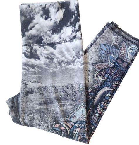 Evolution and creation 7/8 Leggings Whimsical Elephant Yoga Multi Size  Large - $20 - From Susan