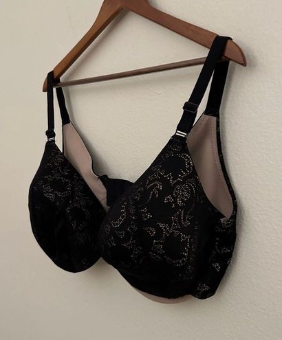 Cacique Lane Bryant Black Lace Padded Bra Size 42DDD - $28 - From Kate