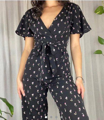 Leith discount floral jumpsuit