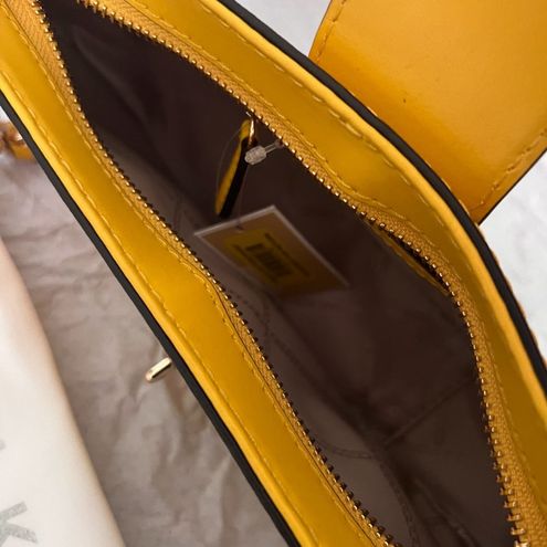 Michael Kors CARMEN EXTRA SMALL POUCHETTE Yellow - $119