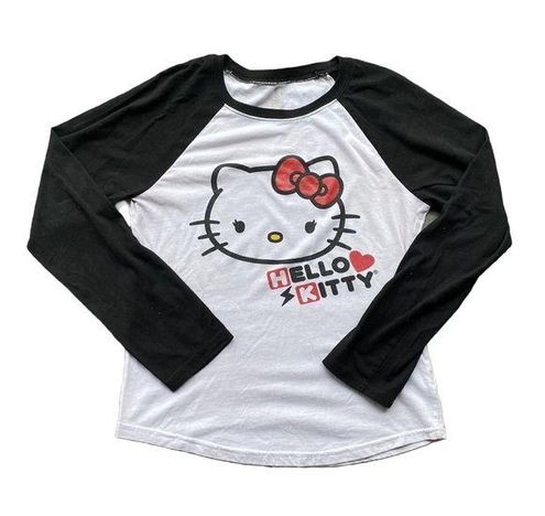 Hello Kitty - Black Leather Hello Kitty Shoulder Bag Unknown