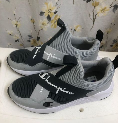 Champion (Brand Running Low Top Shoes Gray 9 - $40 - From Alex