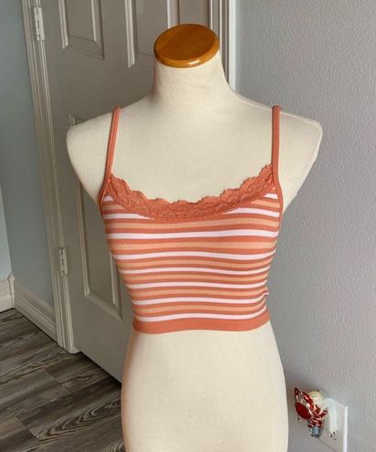 Aerie Seamless Lace Trim Longline Bralette