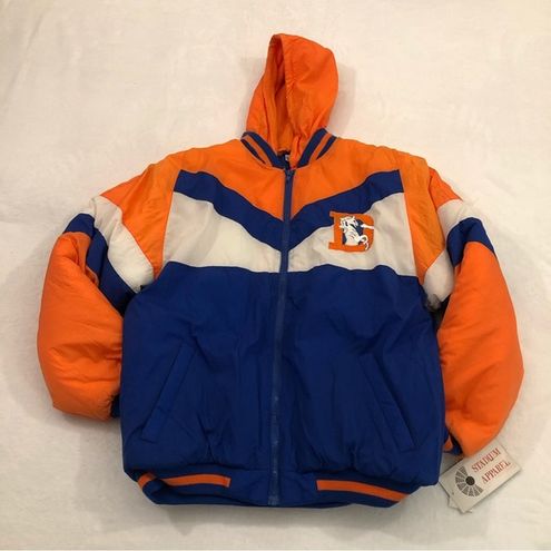 NFL Vintage Denver Broncos Stadium Apparel Full Zip Up Jacket Youth XL  Womens S - $76 New With Tags - From Ryan