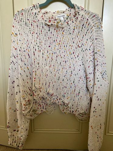Wild honey cheap distressed sweater