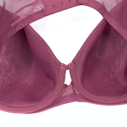 Soma Women's Size 40C Lightest Lift Modern Coverage Full Figure Bra Maroon  - $29 - From Gwen