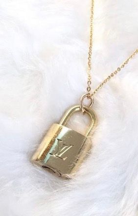 Louis Vuitton Padlock with Rhinestone Necklace For Him – Boutique