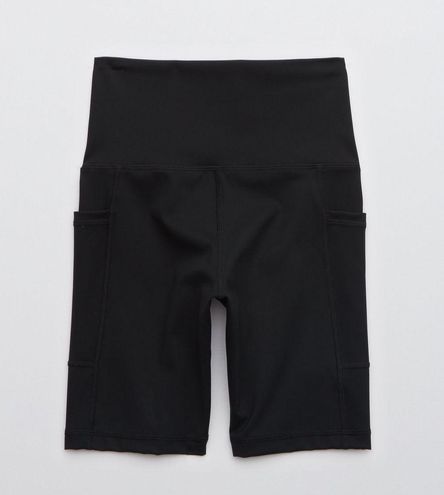 Aerie AE Offline Black Goals Pocket 7in Inseam Bike Short Size Medium NWT -  $35 New With Tags - From Jordan