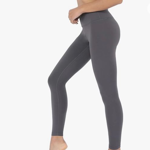 90 Degree By Reflex Gray High Waist Fleece Lined Leggings Size XL - $28 New  With Tags - From Melissa