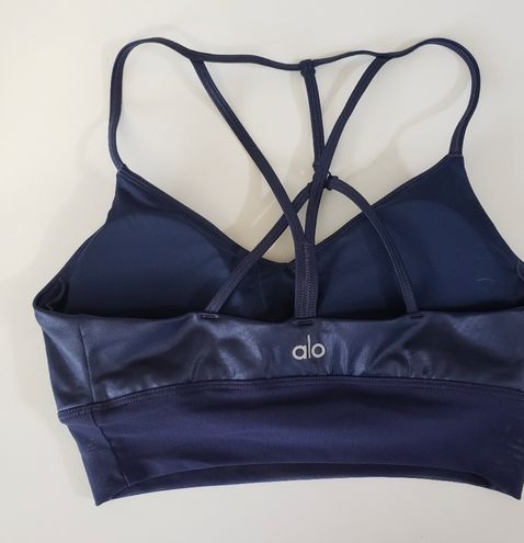 Alo Yoga Lavish Bra in True Navy Blue - $30 (55% Off Retail) - From Olivia