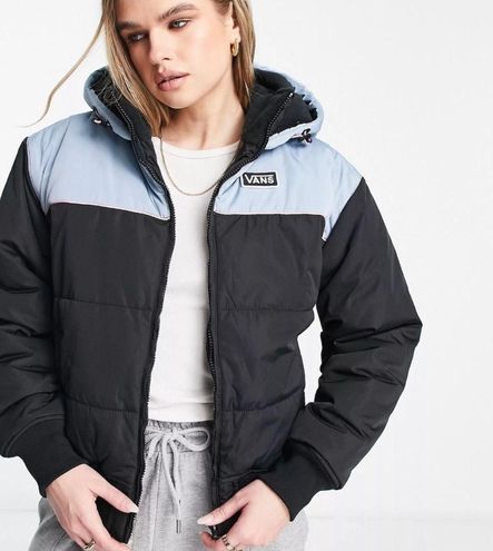 Vans black discount puffer jacket