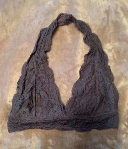 Urban Outfitters Halter Lace Bralette Gray Size M - $8 (63% Off