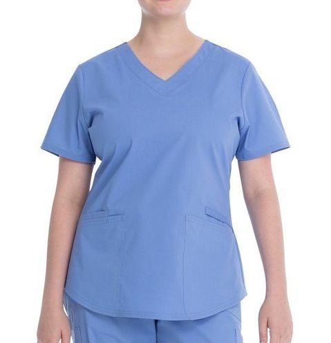 Scrubstar New Women's Core Essentials Stretch V-Neck Scrub Size: M Blue  Size M - $15 (65% Off Retail) New With Tags - From Marlyt