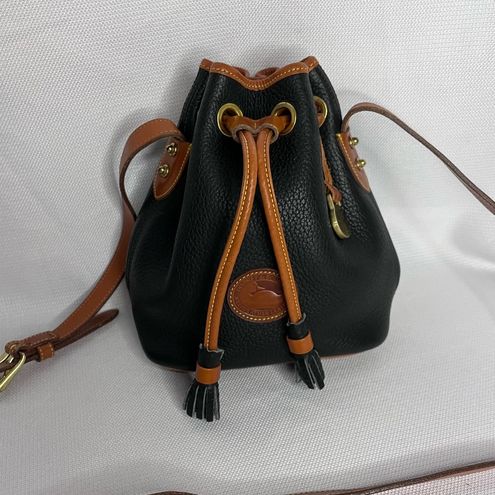 Dooney & Bourke Pebble Collection Drawstring Bucket Bag