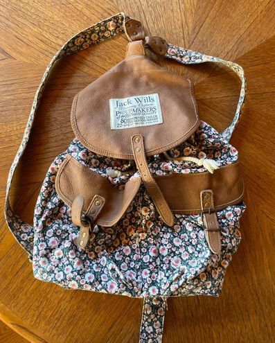 Jack Wills Floral Backpack Multiple 15 87 Off Retail From