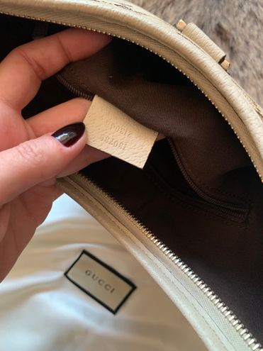 Gucci Monogram Medium Abbey D Ring Hobo Off White Tan - $587 (53% Off  Retail) - From Brooke