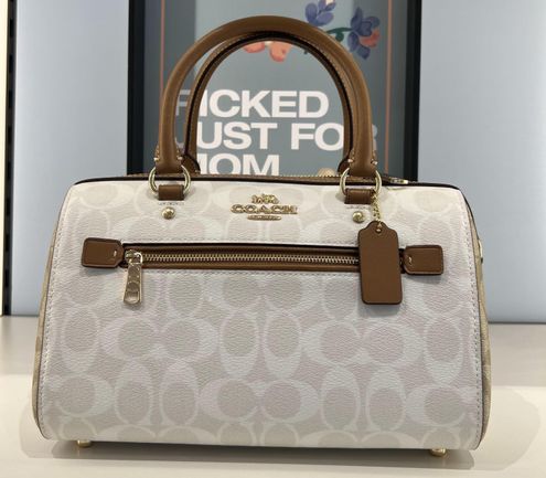 Coach Mini rowan crossbody marine, Luxury, Bags & Wallets on Carousell