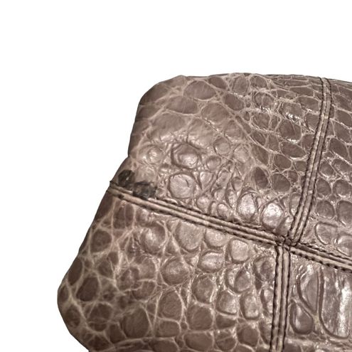 Coach Croc Embossed Taupe Madison Satchel #14601 - $111 - From Rebecca