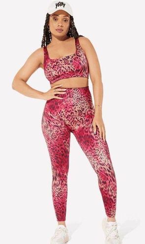 YITTY Headliner Shaping Midi Bralette Sports Bra Pink Leopard Kitty, M NWT  Size M - $32 New With Tags - From Jessica