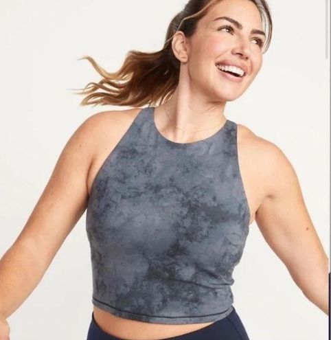 Old Navy Light Support PowerChill Longline Sports Bra Tank for Women Size M  - $12 - From Jamie