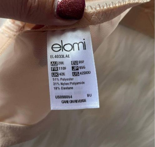 Elomi Women's Plus-Size Cate wireless Full Cup Banded Bra NWOT