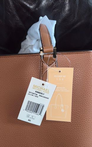 Michael Kors Kimberly 3in1 Tote Brown - $125 (77% Off Retail) New With Tags  - From Analyse