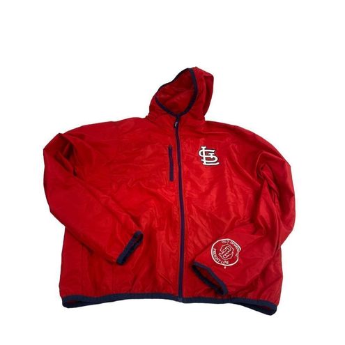 St. Louis Cardinals full zipper light weight jacket - rain/windbreaker Size  XL - $19 - From Lynne