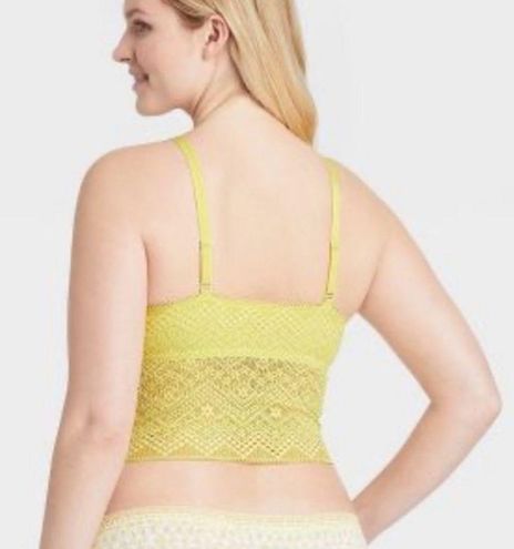 Lounge Auden Bralette Yellow Xsmall XS Lace Bra Women Lingerie Tank Top  Boho NWT - $16 New With Tags - From Alexis