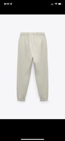 Jogger pants with elastic waistband and adjustable drawstring