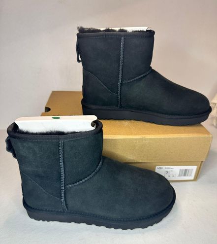 UGG Classic Mini II Boot Black Casual Classic Outdoorsy Comfy Fall