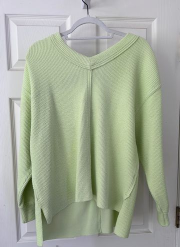 Aerie Wonder Textured V-Neck Sweatshirt