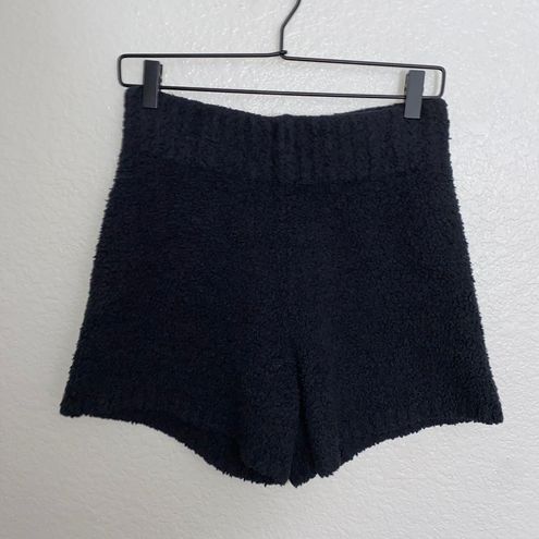 SKIMS: Black Cozy Knit Shorts