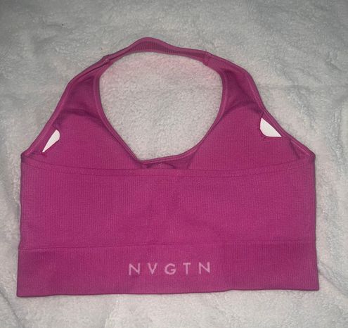 NVGTN Limitless Sports Bra Halter Neckline