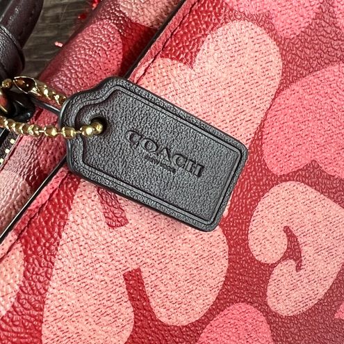 Coach Mini Camera Bag with Heart Print