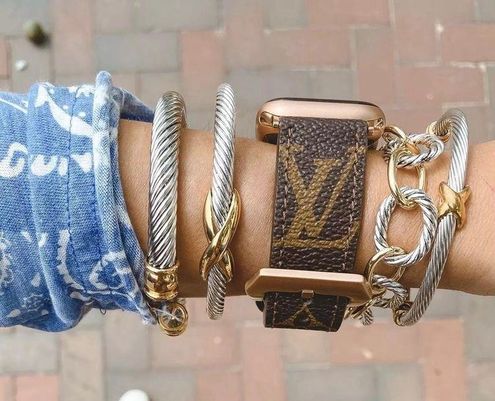 Louis Vuitton, Accessories, Upcycled Lv Monogram Apple Watch Band