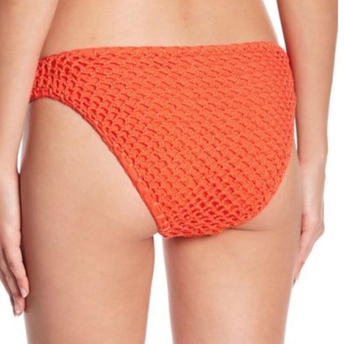 Lucky Brand Orange Crochet Knit Los Cabos Hipster Beach Swim Bikini Bottoms  NEW Size M - $35 New With Tags - From Karena