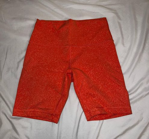 Wunder train 8 inch shorts - coral crunch size 8