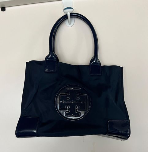 Tory Burch Ella Bio Small Tote (Blue Azure) Handbags - ShopStyle