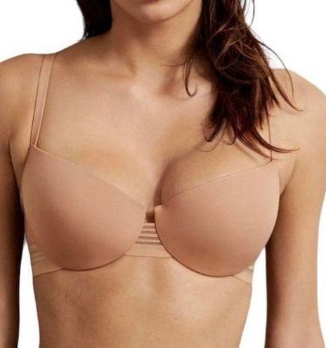 Second Skin Le Mystere Natural Convertible Demi Contour Bra Size