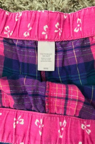 Victoria's Secret vintage plaid flannel pajama shorts Size M - $22 - From  Kayla