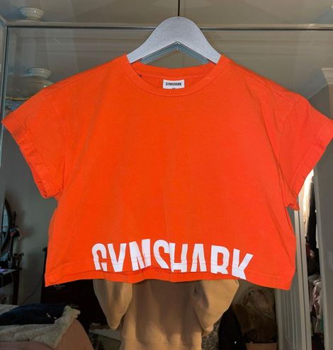 Gymshark Cropped Top Orange Size XS - $22 (26% Off Retail) - From Kaylyn