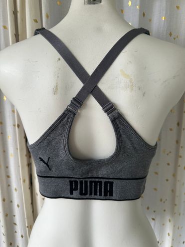 Puma Women's Seamless Sports Bra Adjustable Straps Removable Cups