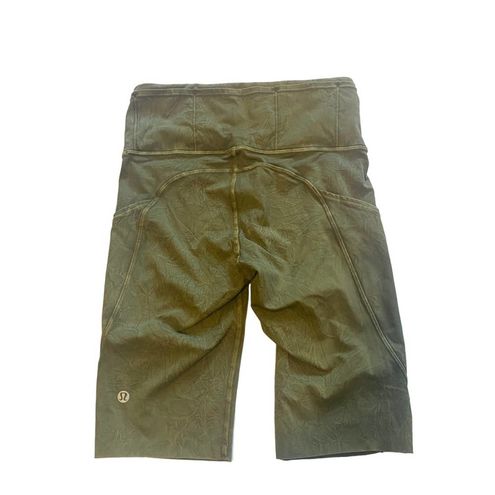 Lululemon Fast & Free Short 10” Ice Dye Green Size 4 - $39 - From Pam